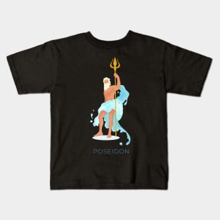 Poseidon Greek Mythology Kids T-Shirt